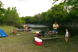 Camp in the Lagoon
